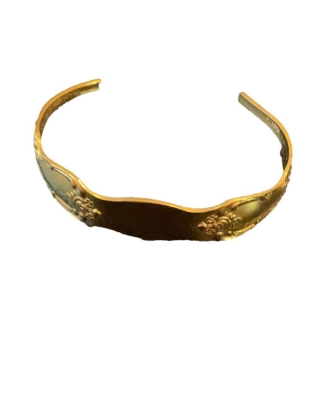 Sterling Silver 14K Gold Vermeil Bracelet Vintage